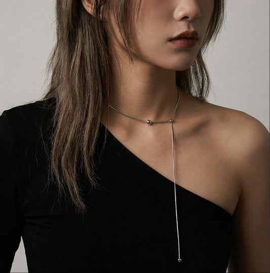 Minimalist Titanium Steel Necklace