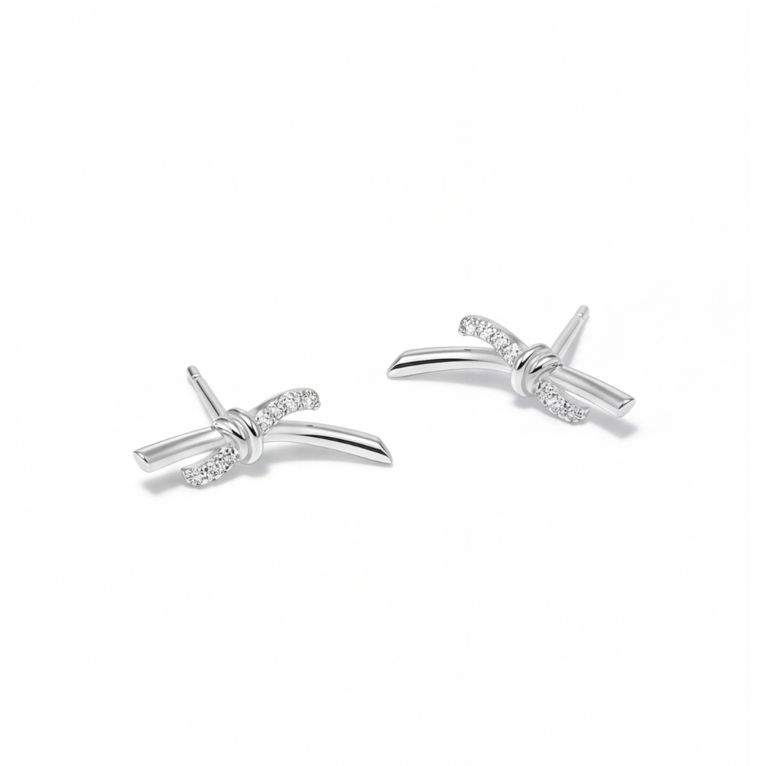 Knot Cross Earrings