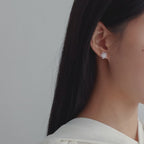 Double Petal Hollow Earrings