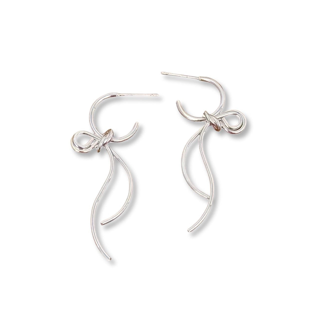 Dangling Ribbon Earrings