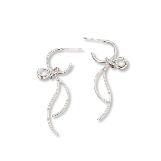 Dangling Ribbon Earrings