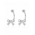 999 Ribbon Earrings