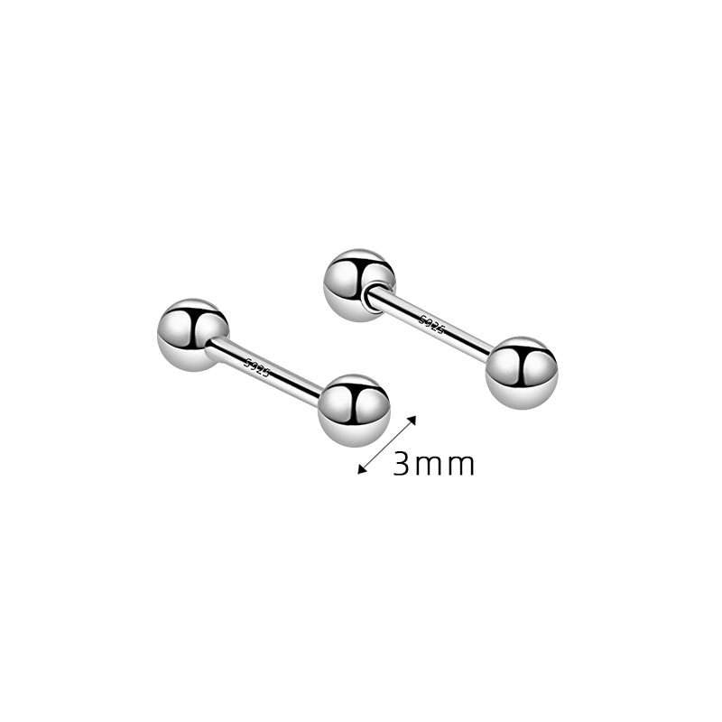 S925 Stud Barbell