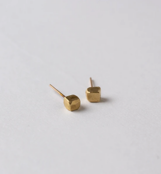 Pierced Earrings Design cube