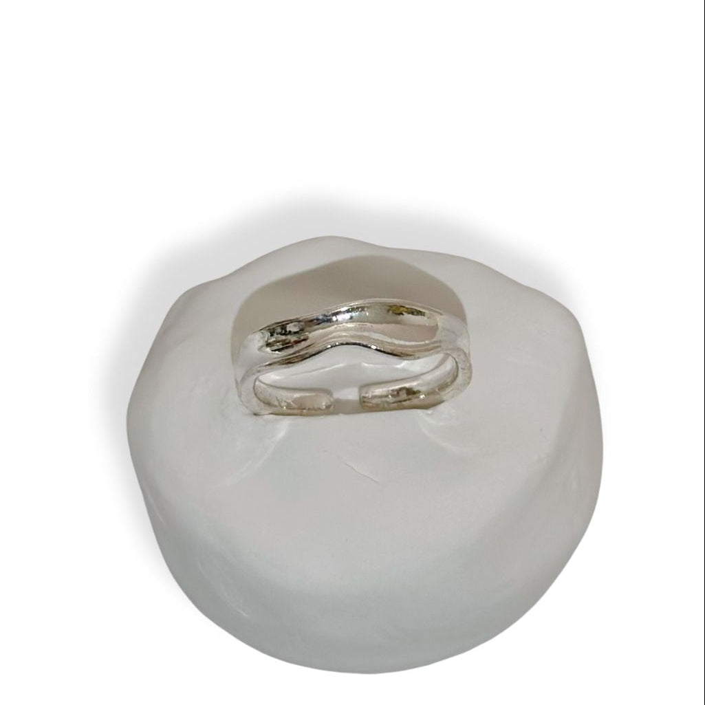 Irregular Silver Ring