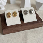 Bean-shaped Earrings