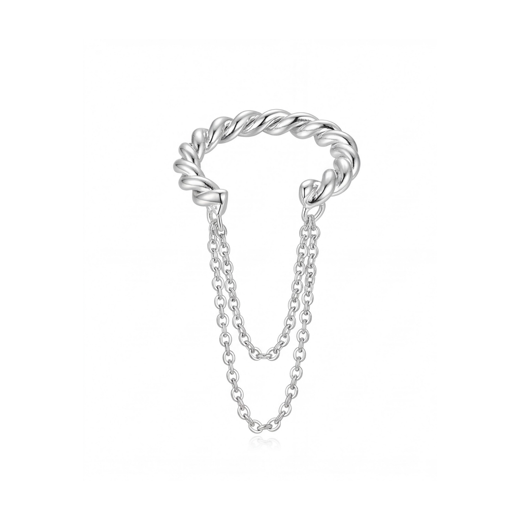 Twist Tassel Ear Cuff