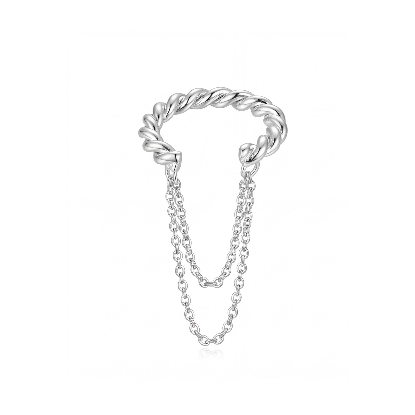 Twist Tassel Ear Cuff