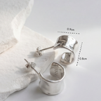 Wave C-Shape Earrings