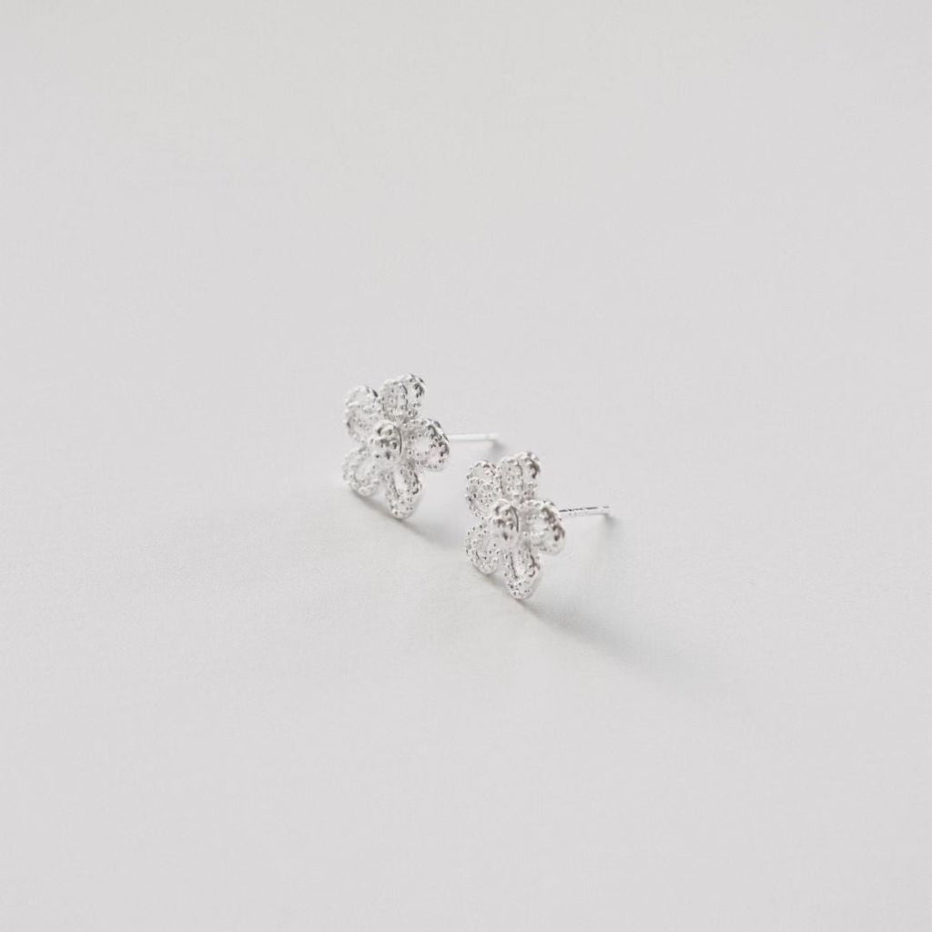 Double Petal Hollow Earrings