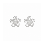 Double Petal Hollow Earrings