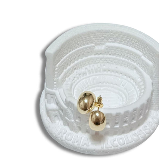 Small Bean-shaped Earrings