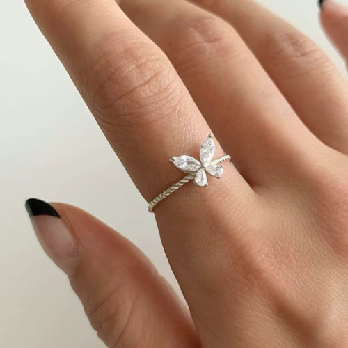 3D Butterfly Ring