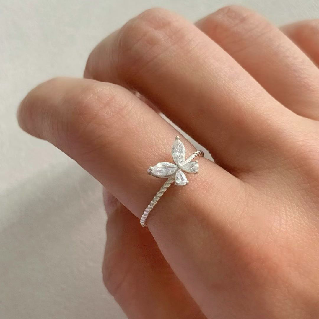 3D Butterfly Ring