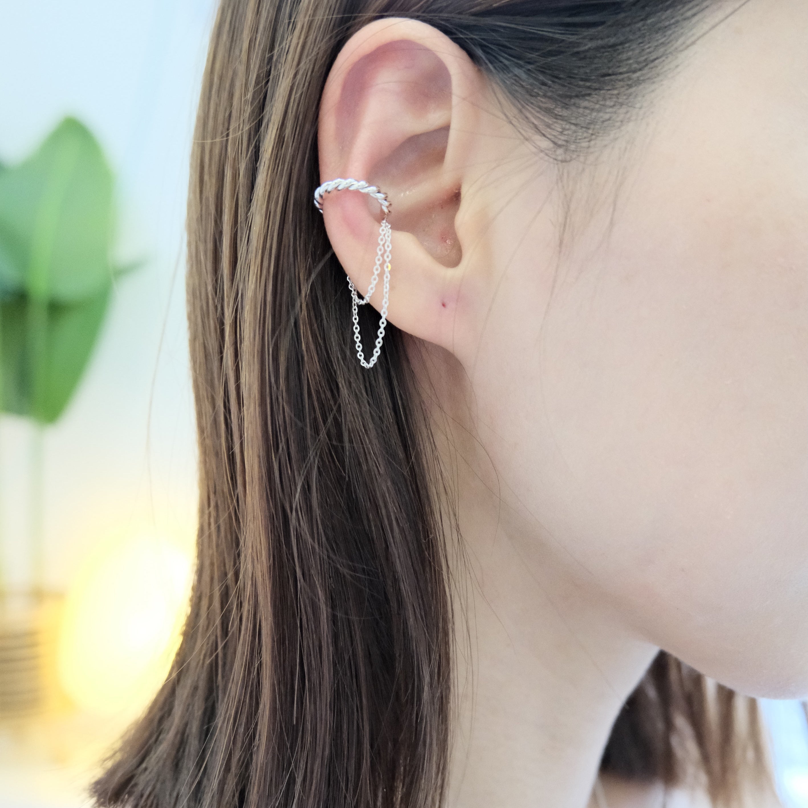 Twist Tassel Ear Cuff