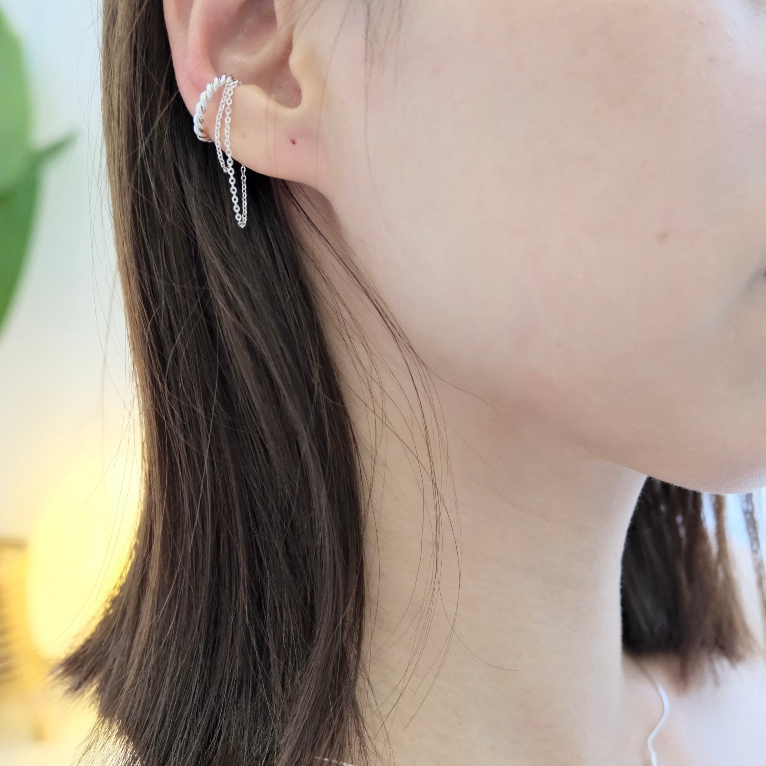 Twist Tassel Ear Cuff