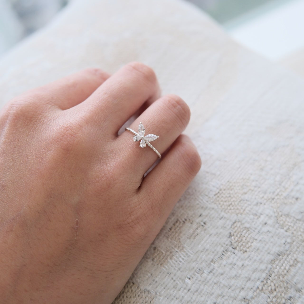 3D Butterfly Ring