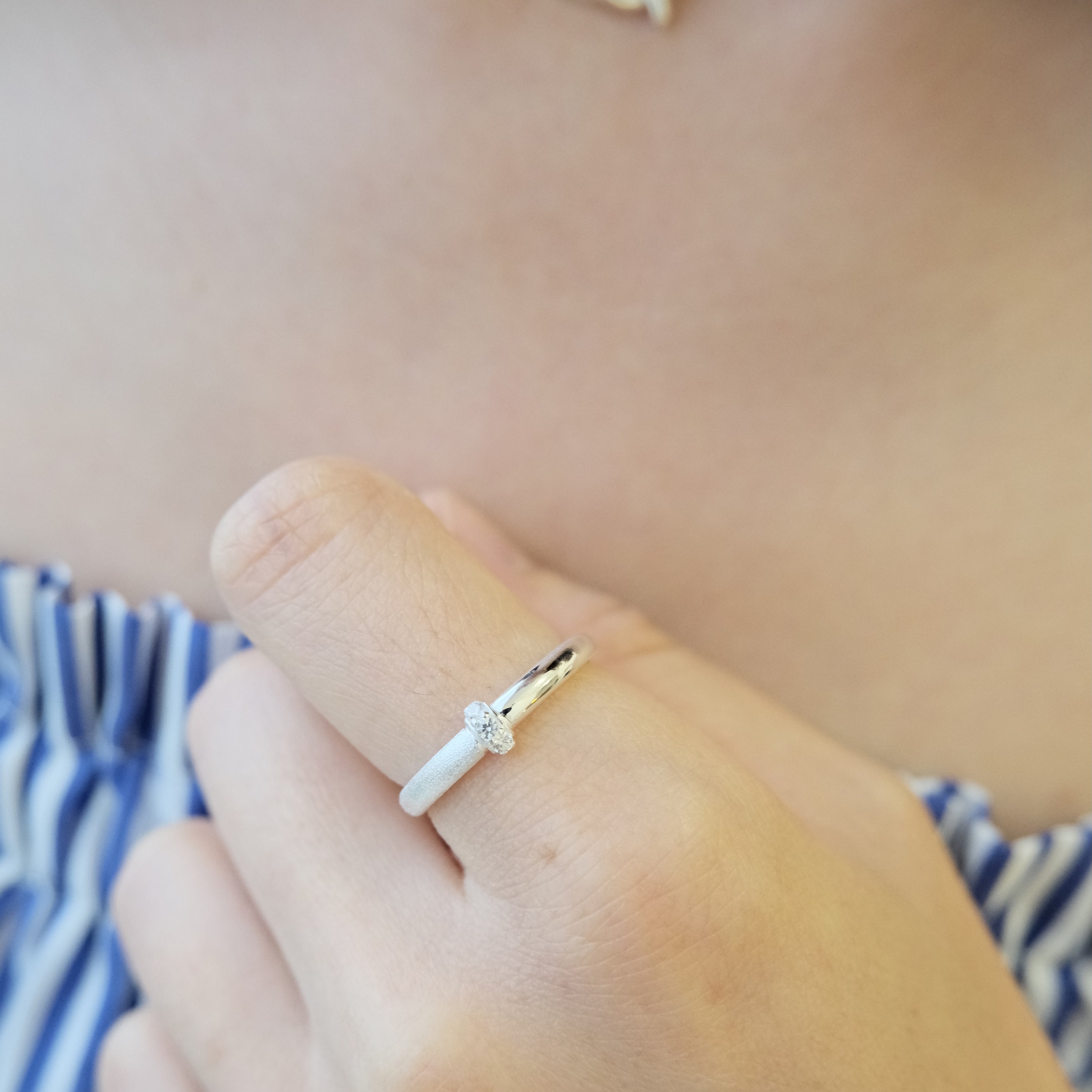 Two-Tone Spark Ring