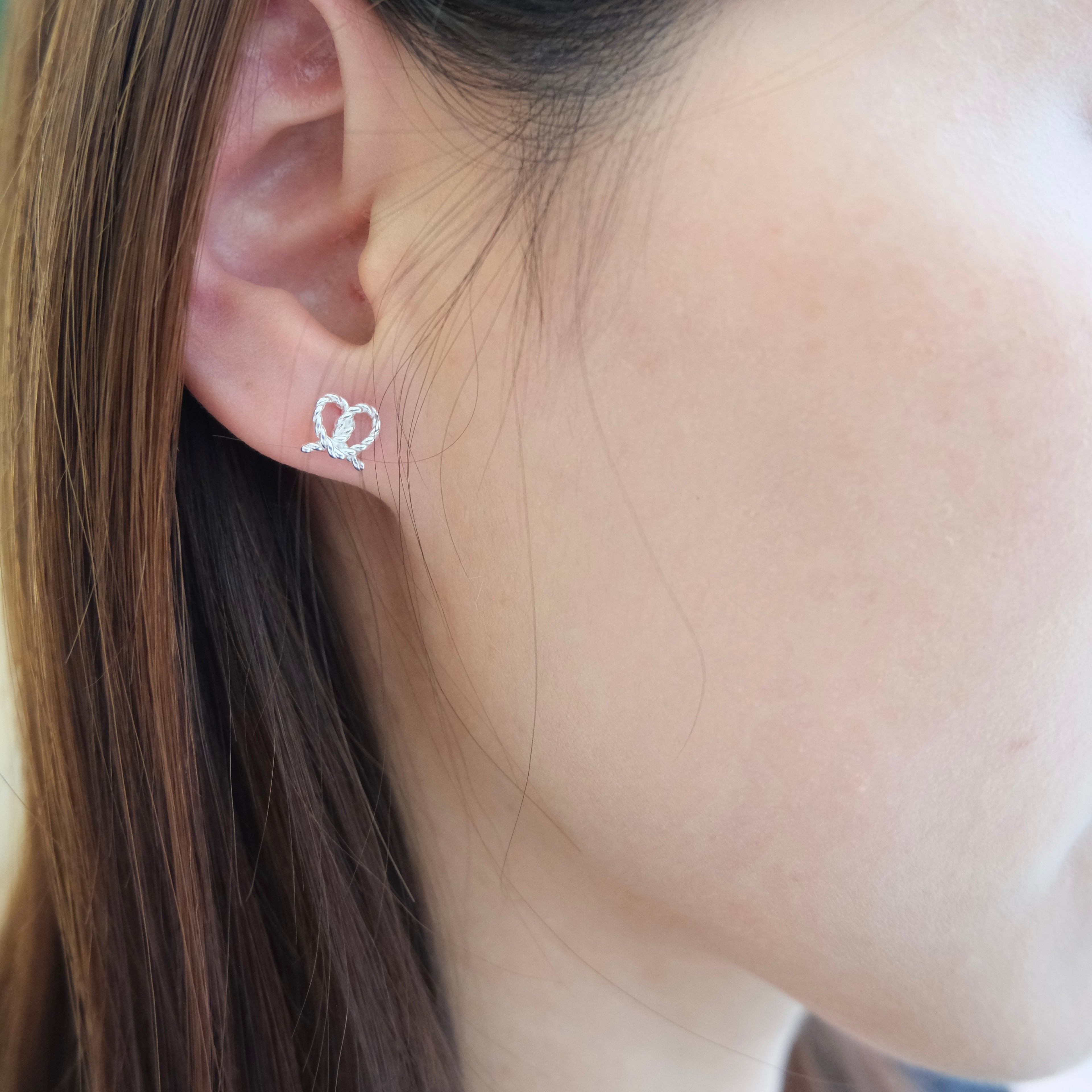 Pretzel Earrings