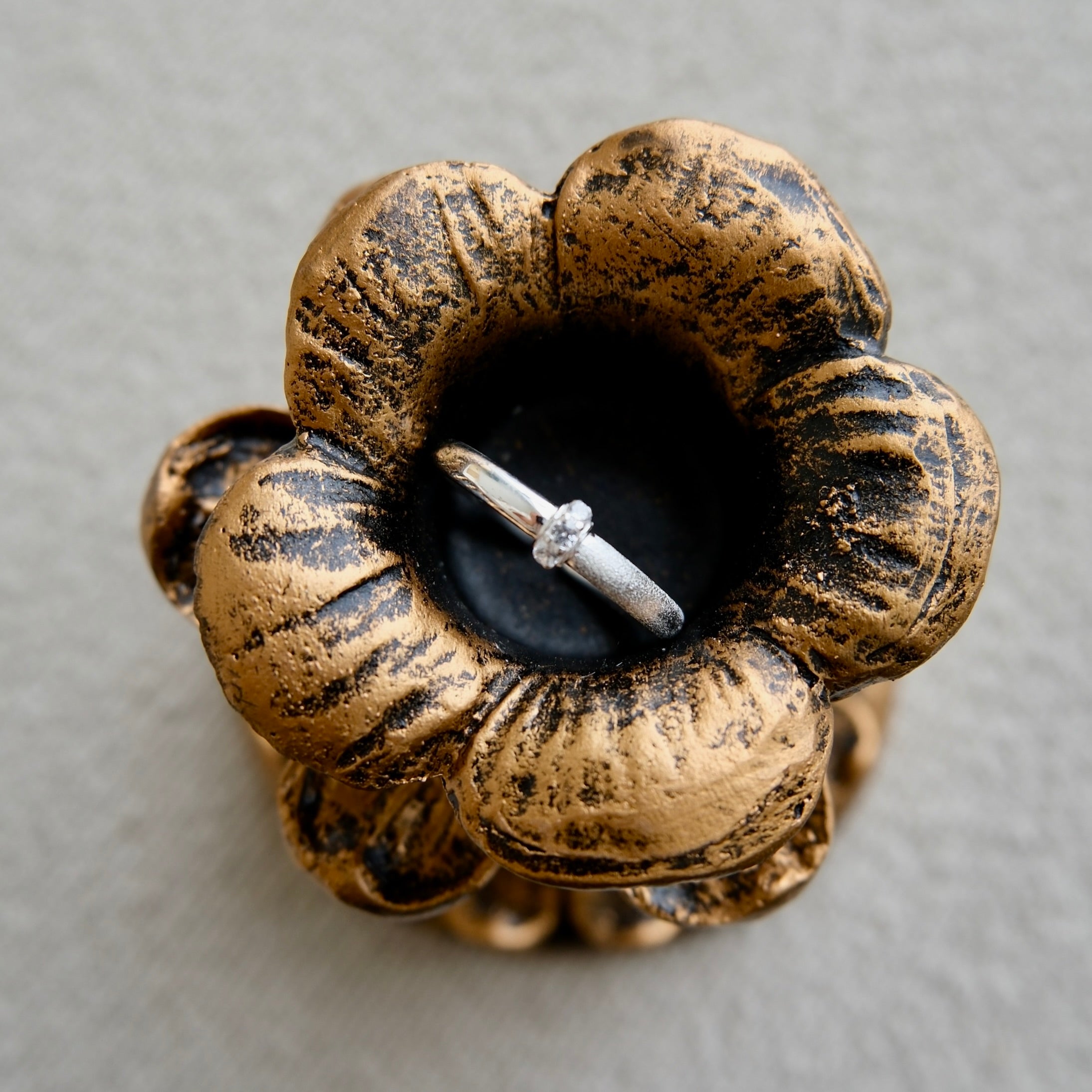 Two-Tone Spark Ring