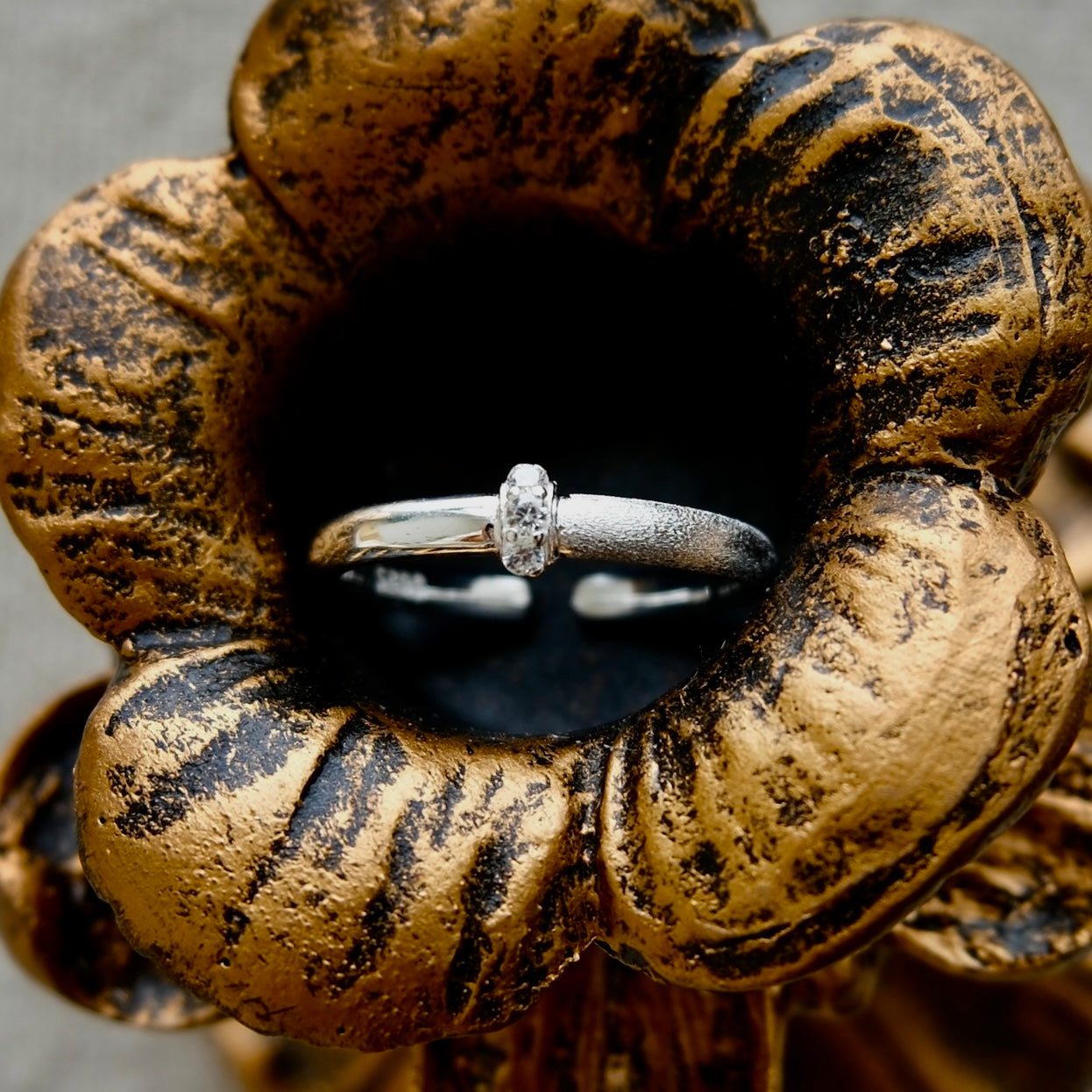 Two-Tone Spark Ring