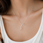 Dangling Ribbon Necklace