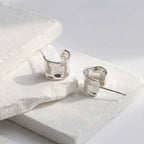 Wave C-Shape Earrings