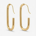 C-shaped Drop Earrings