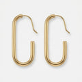C-shaped Drop Earrings