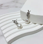 Pearl Knot Earrings