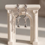Twin Four-Pointed Star Earrings