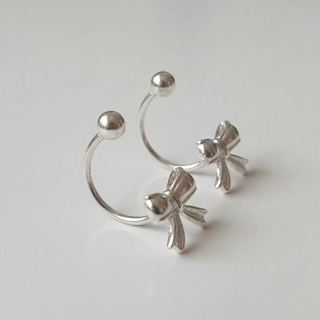 999 Ribbon Earrings