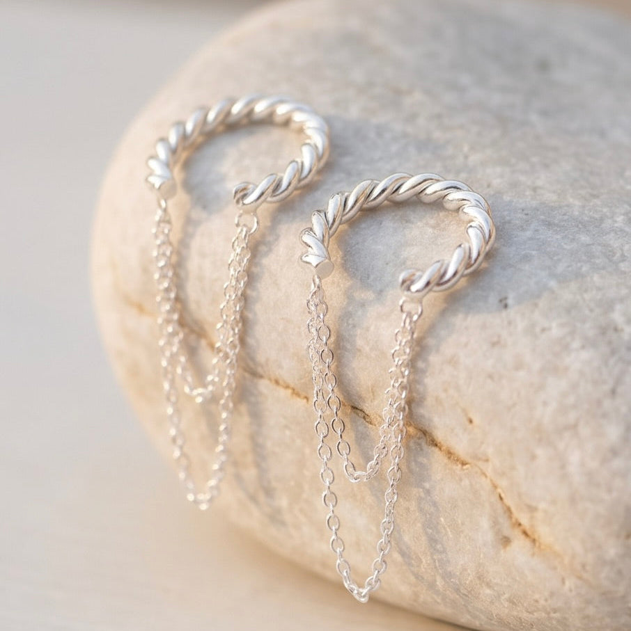 Twist Tassel Ear Cuff