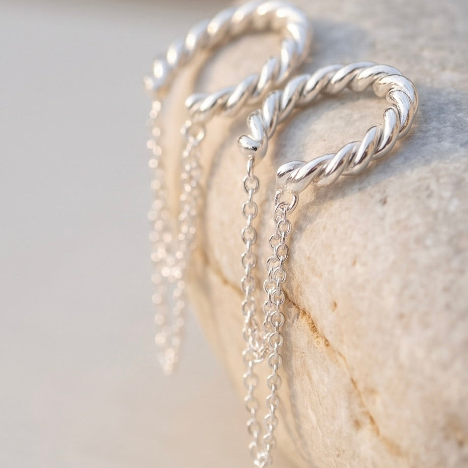 Twist Tassel Ear Cuff