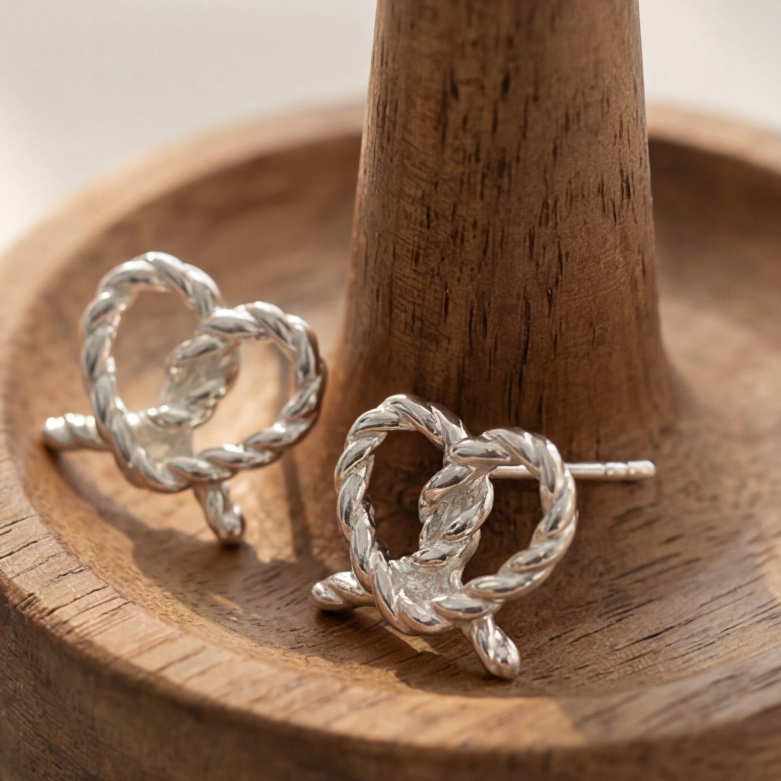 Pretzel Earrings