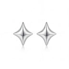 Four-Point Star Screw Back Stud Earrings