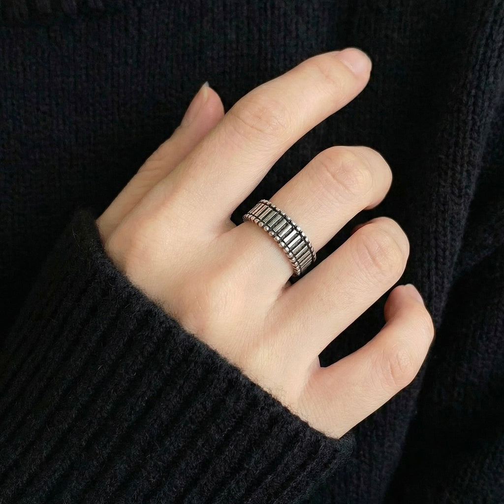 Vintage Gear Open Ring