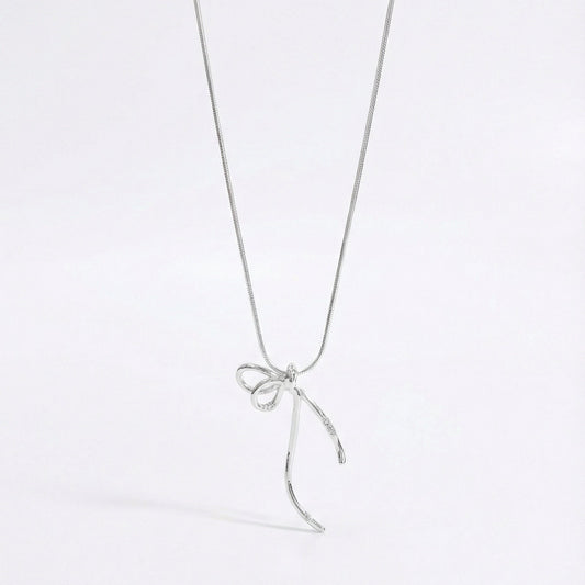 Dangling Ribbon Necklace