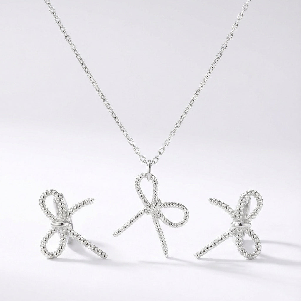 Openwork Bow Set