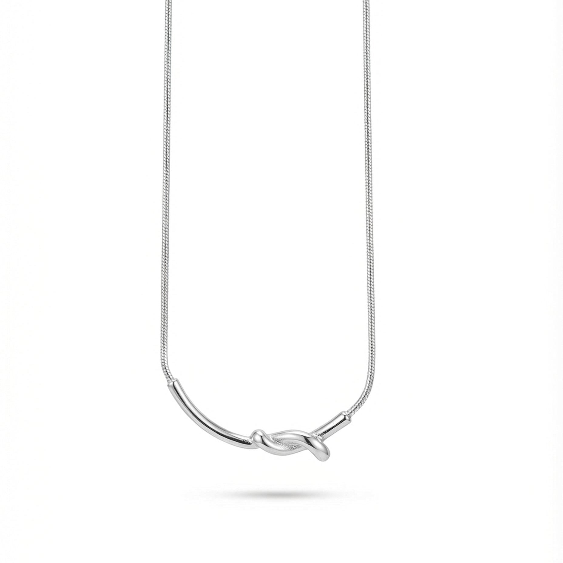 Thin Knot Necklace