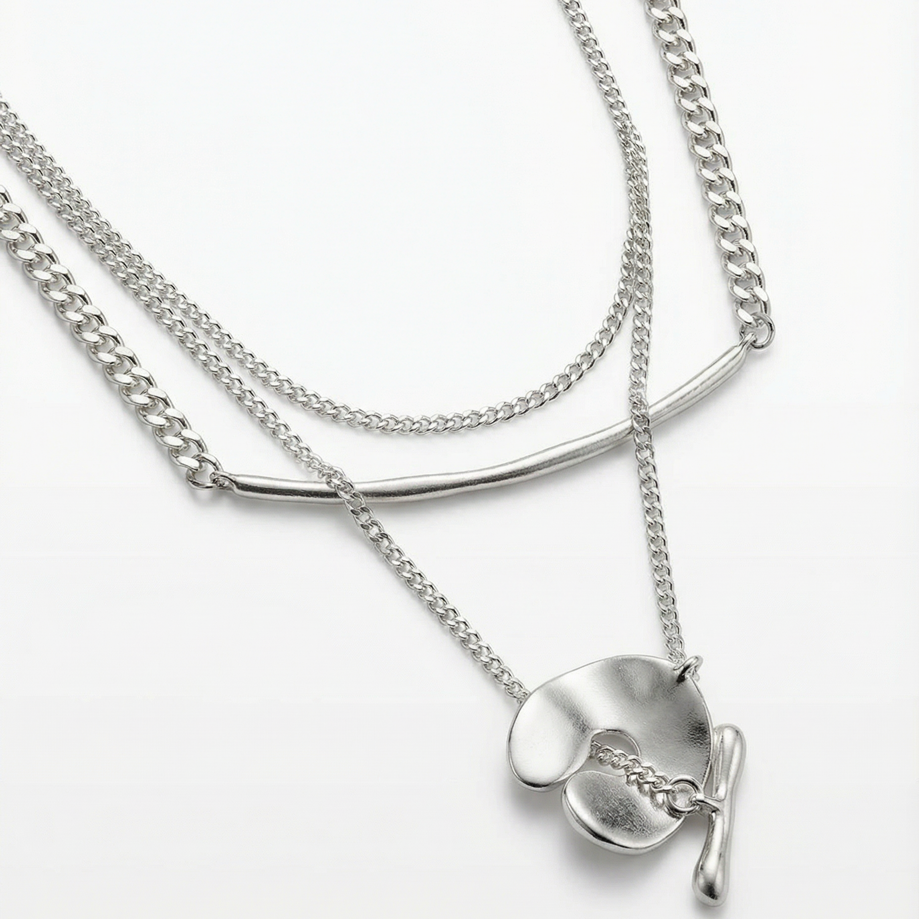 Japanese Retro Double-layer Necklace