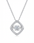 Dancing Diamond Necklace
