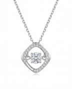 Dancing Diamond Necklace