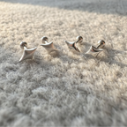 Four-Point Star Screw Back Stud Earrings