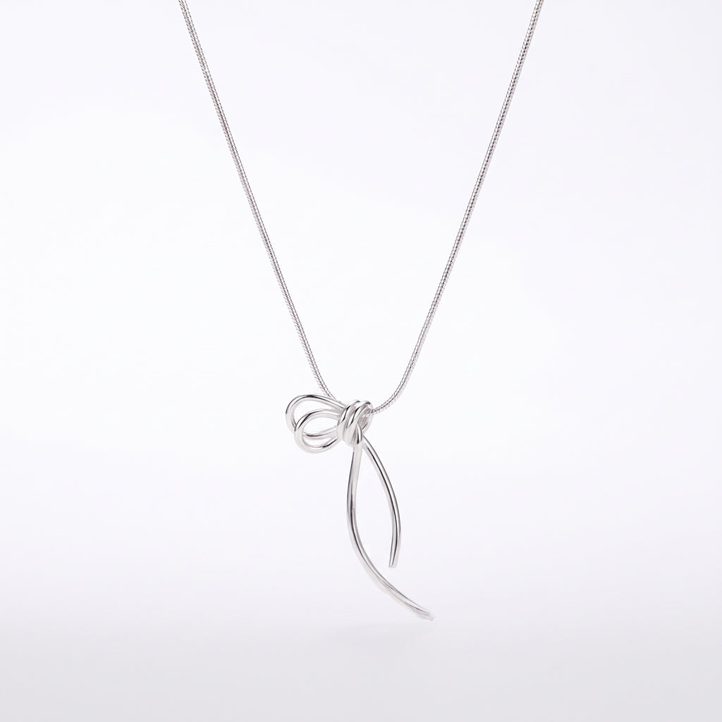 Dangling Ribbon Necklace