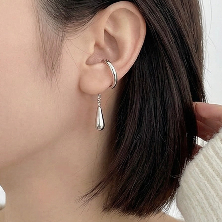 【預訂 Pre-order】Teardrop Pendant Ear Cuff