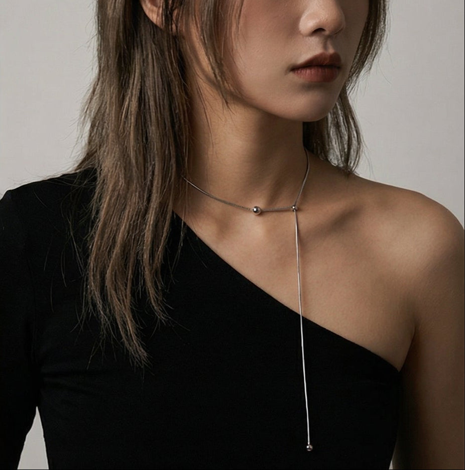 Minimalist Titanium Steel Necklace