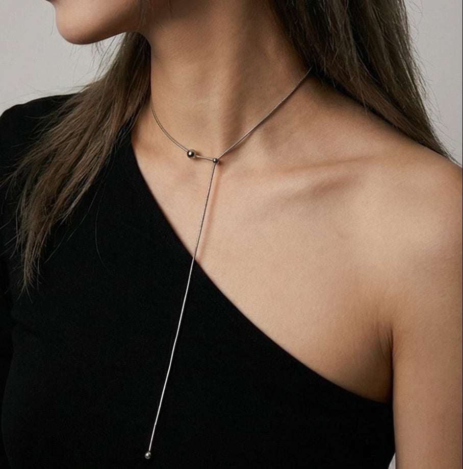 Minimalist Titanium Steel Necklace