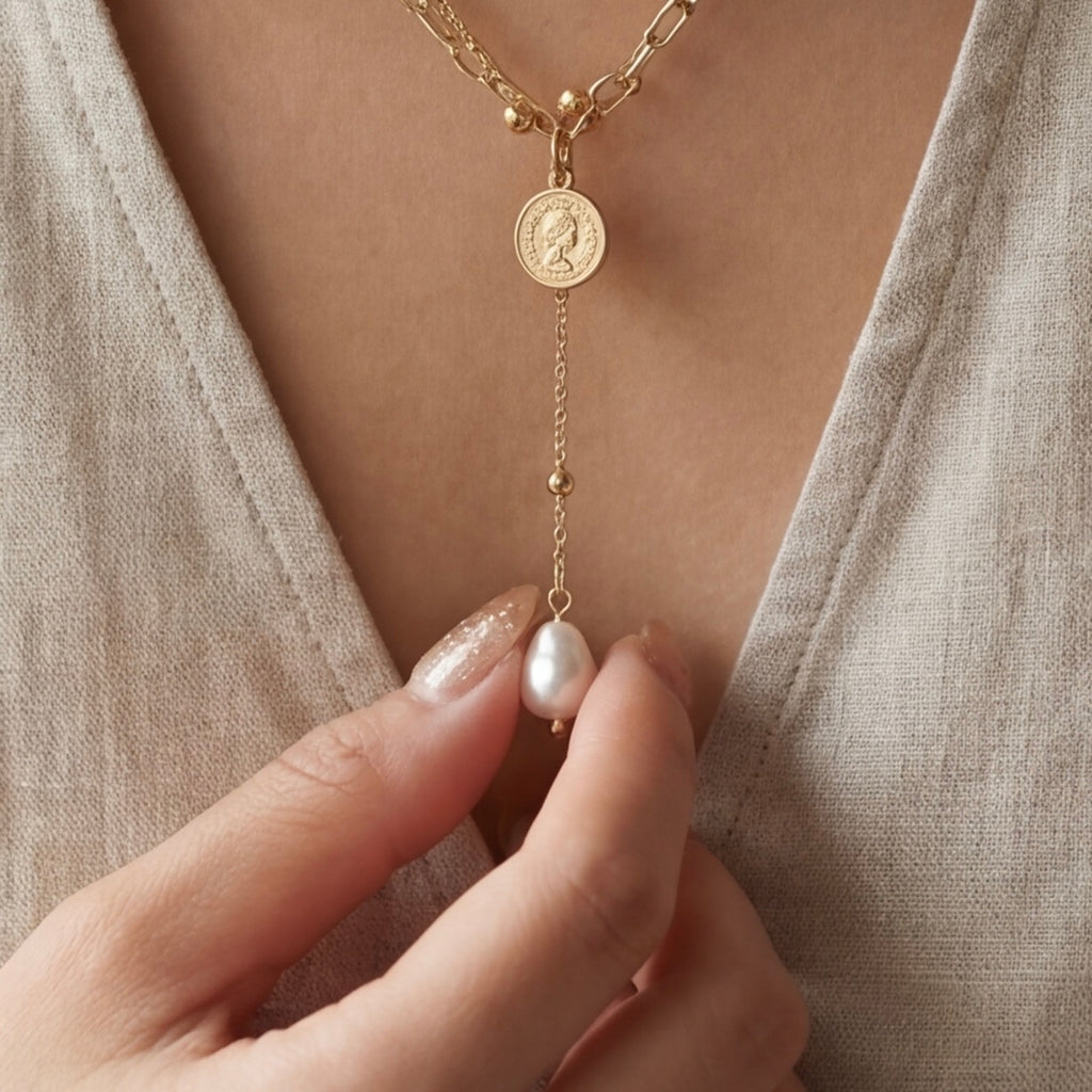 Two-layer Stackable Collarbone Necklace