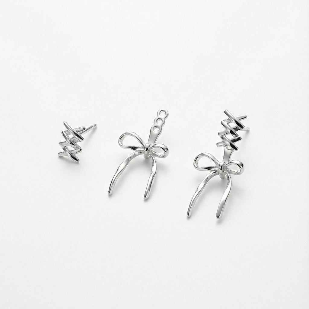 Bow Ballet Drop Earrings